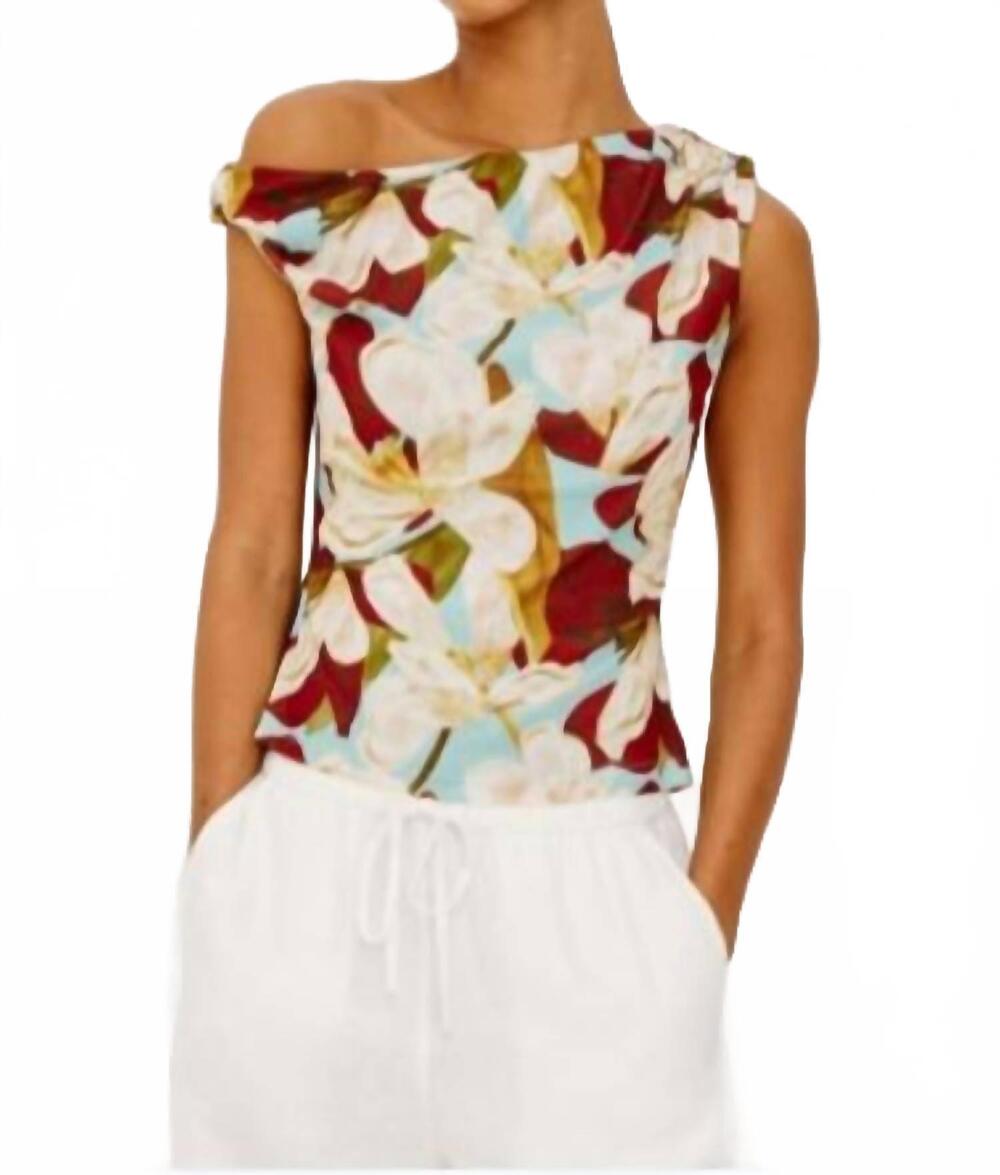 NEW RAILS orelia off shoulder top in plumeria